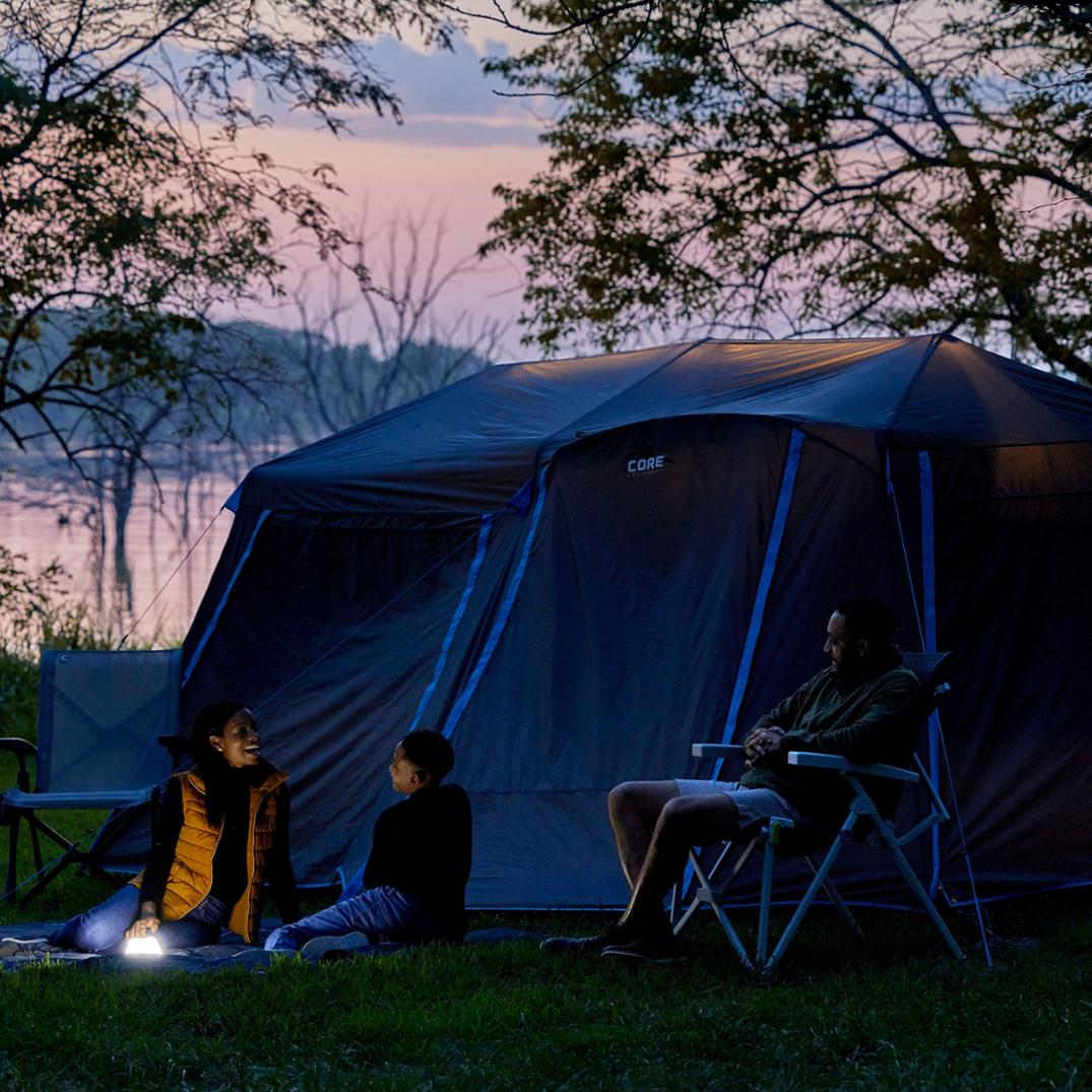 Location Image for 9-Person Lighted Instant Cabin Tent with Full Rainfly