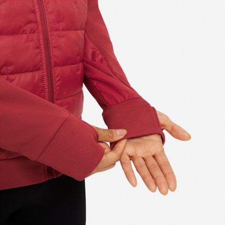 running jacket thumb holes