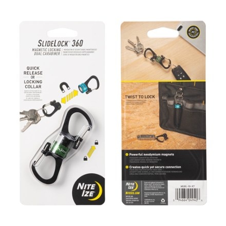 Nite Ize SlideLock 360 Magnetic Locking Dual Carabiner 6