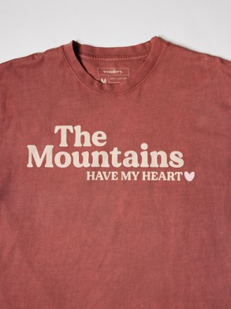Wondery Mountains Have My Heart T-Shirt - Women's 4