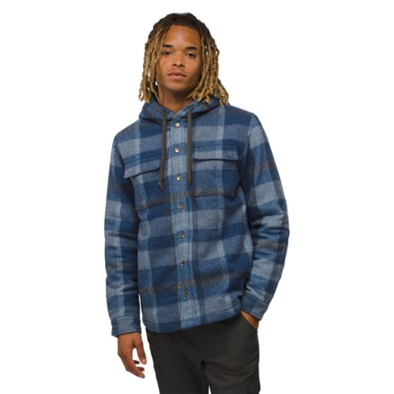 prAna Asgard Hooded Flannel Shirt Jacket - Men's 1