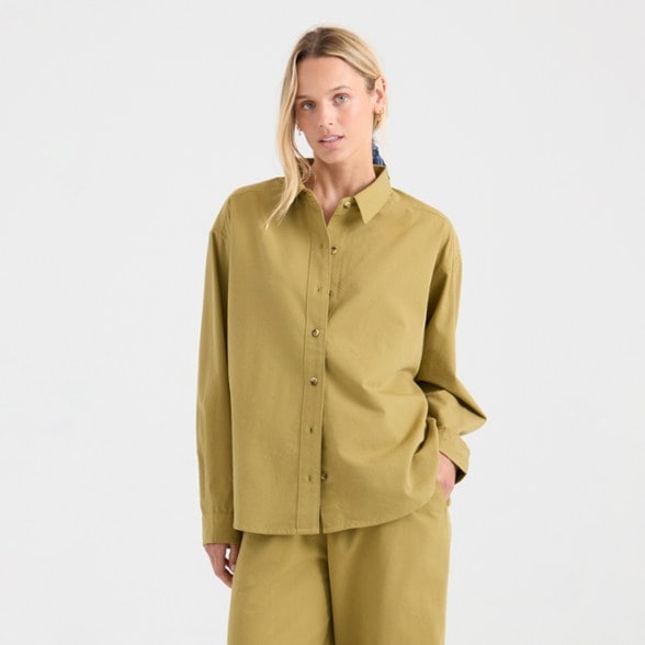 On Body Image of color Dusty Olive