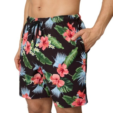 Free Country Full Elastic Swim Shorts - Men's 3