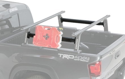 Yakima SideBar Side Rails - Long Bed Top view (Black)