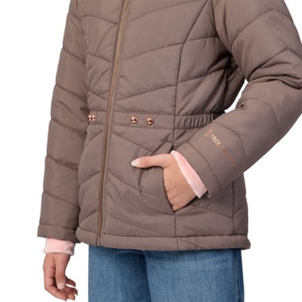 Free Country Bib Insulated Puffer Jacket - Girls' 7