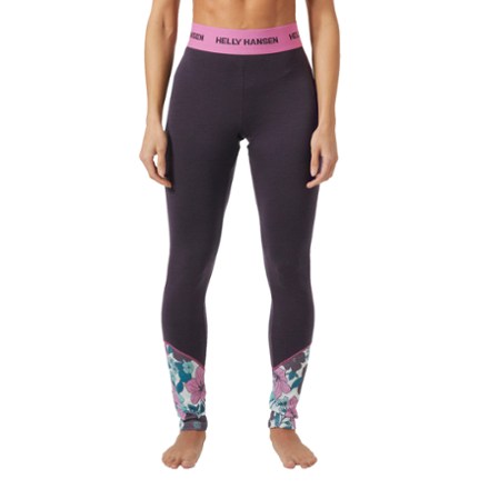 Helly Hansen LIFA Merino Midweight Graphic Base Layer Pants - Women's 1