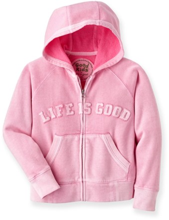 life is good zip hoodie