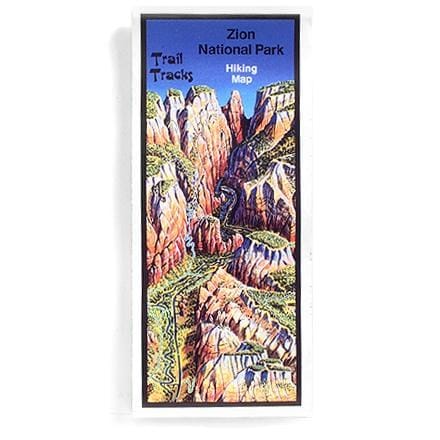 Trail Tracks: Zion National Park Hiking Map 0