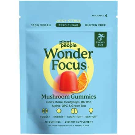 Plant People WonderFocus Mushroom Gummies - 5 Servings 0