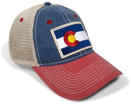 YoColorado Denim Flag Trucker Hat 0
