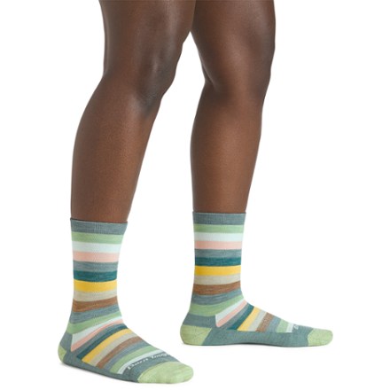 Darn Tough Mystic Stripe Crew Lightweight Lifestyle Socks - Women's 1