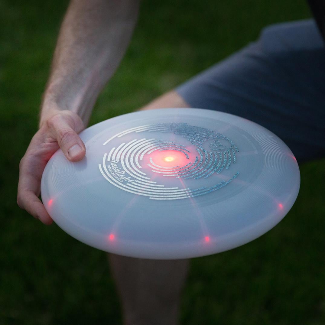 Location Image for Flashflight Rechargeable Light-Up Flying Disc - Disc-O Tech