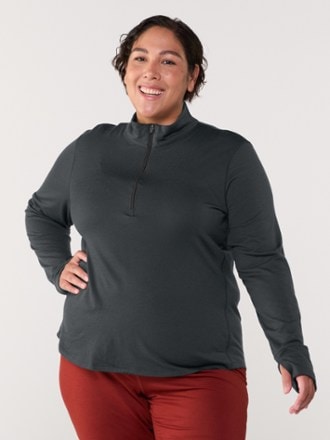 REI Co-op Heavyweight Merino Base Layer Half-Zip Top - Women's 1