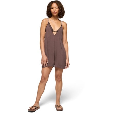 prAna Fernie V-Neck Romper - Women's 8