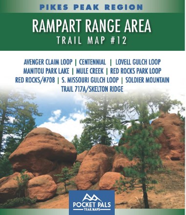Pocket Pals Trail Maps Pikes Peak Region: Pikes Peak Area Trail Map #12 0