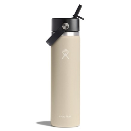 Hydro Flask Wide-Mouth Vacuum Water Bottle with Flex Straw Cap - 24 fl. oz. 0