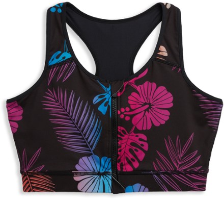 TomboyX Racerback Zip Swimsuit Top 0