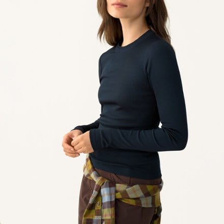 Hikerkind Ribbed Merino Long-Sleeve T-Shirt - Women's 3