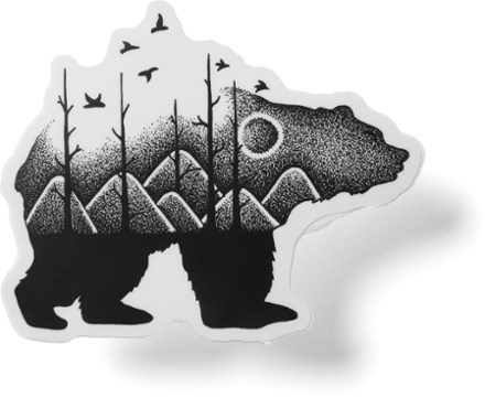 Stickers Northwest Forest Bear Sticker 0