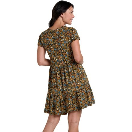 On Body Image of color Black Ditsy Print