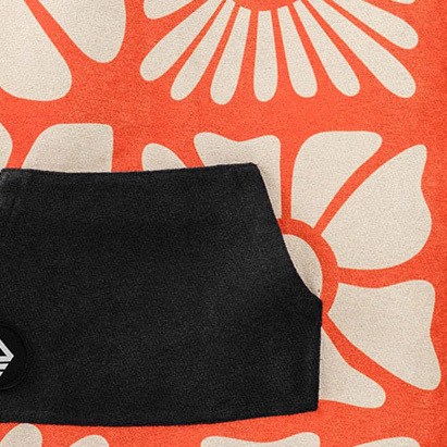 Swatch Image of color Big Flower Expedition Orange