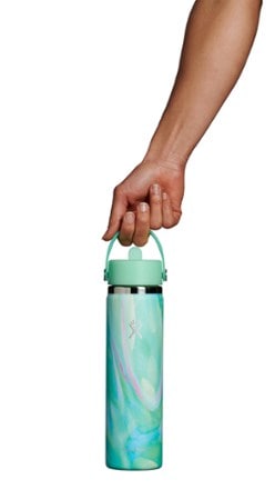 Hydro Flask Wide-Mouth Vacuum Water Bottle with Flex Straw Cap - 24 fl. oz. 2