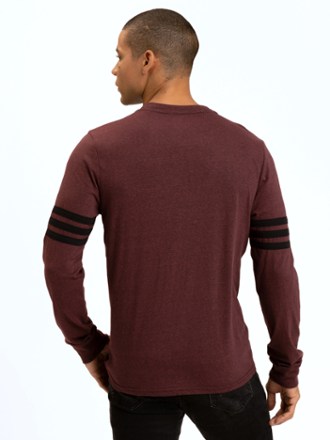 Threads 4 Thought Dewey Stripe Triblend Graphic Henley Shirt - Men's 1