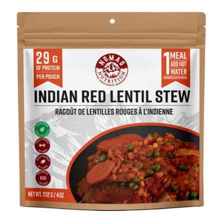 Nomad Nutrition Indian Red Lentil Stew - 1 Serving 0