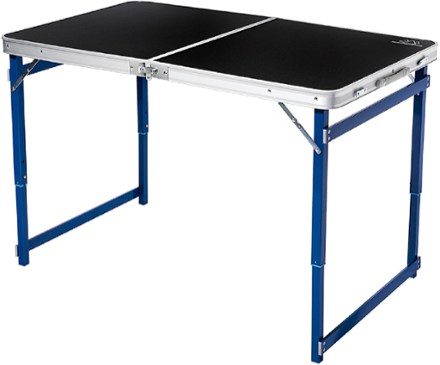 Mountain Summit Gear Heavy Duty Quad Adjustable-Height Folding Table