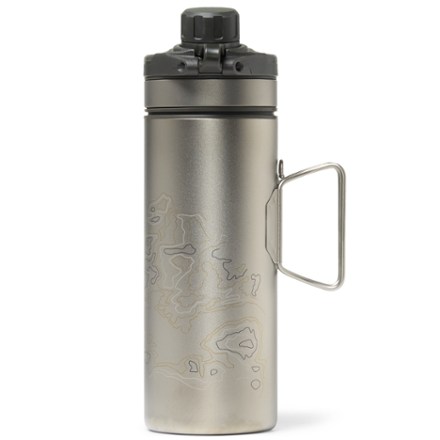 Grayl GeoPress Ti Water Filter and Purifier Bottle Plus Cook Lid