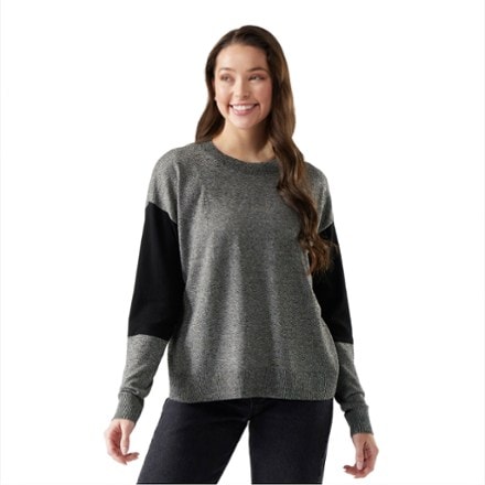 Smartwool Edgewood Colorblock Crew Sweater - Women's 1