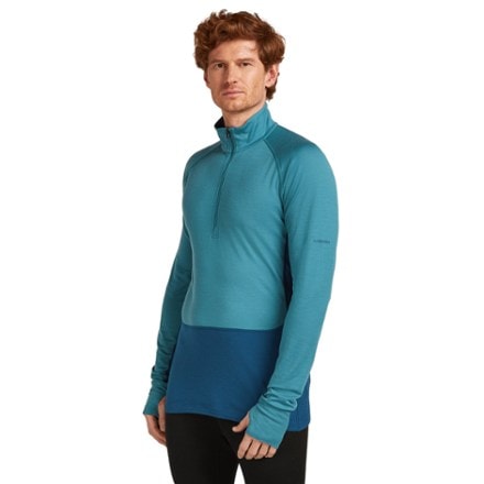 Icebreaker Merino 200 ZoneKnit Long-Sleeve Half-Zip Base Layer Top - Men's 0