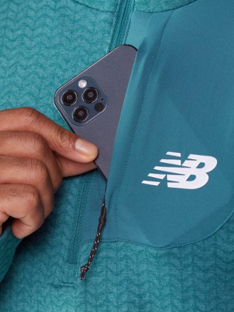 New Balance NB Heat Grid Half-Zip Top - Men's 5