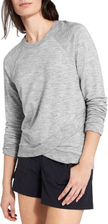 athleta criss cross sweatshirt dress