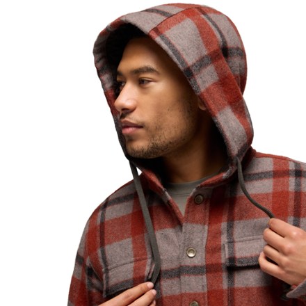prAna Asgard Hooded Flannel Shirt Jacket - Men's 4