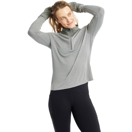 Oiselle Flyout Wool Half-Zip Pullover - Women's 2