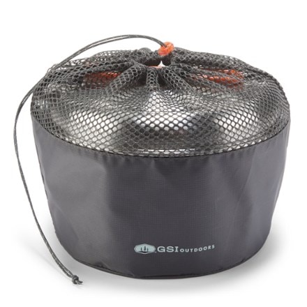 GSI Outdoors Glacier Stainless Base Camper Cookset - Large 3