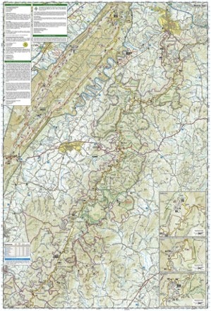 National Geographic Shenandoah National Park Map 2