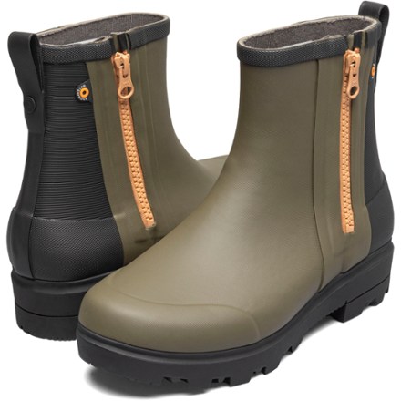 Bogs Holly Zip Rain Boots - Women's 6