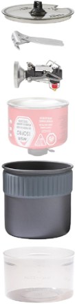 MSR PocketRocket Deluxe Stove Kit Fuel canister not included.