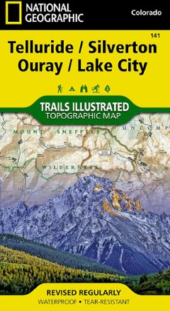 National Geographic Telluride/Silverton/Ouray/Lake City Trail Map 0