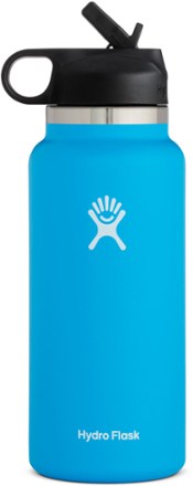 Hydro Flask Wide-Mouth Vacuum Water Bottle with Straw Lid - 32 fl. oz. 0