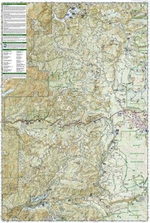 National Geographic Mount Jefferson and Mount Washington Topographic Map 2