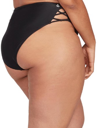 VOLCOM Simply Solid Retro Swimsuit Bottoms - Women's Plus Sizes 1