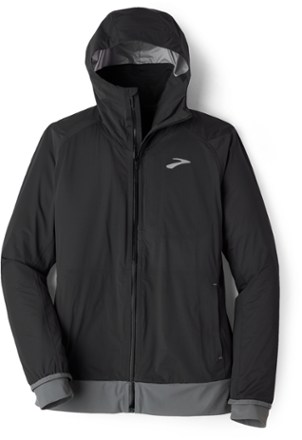 brooks jackets mens black