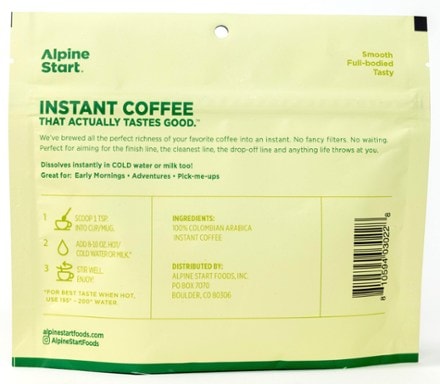 Alpine Start Instant Coffee Bulk Bag - 30 Cups 1