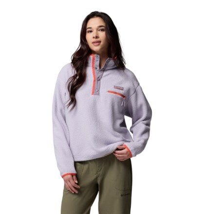 Columbia Helvetia II Cropped Half-Snap Fleece Pullover - Women's 0