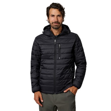 Hooded Puffer Insulated Jacket - Men's