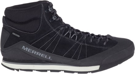 black suede waterproof booties