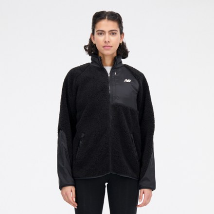 New Balance Q Speed Sherpa Fleece Jacket - Women's 0